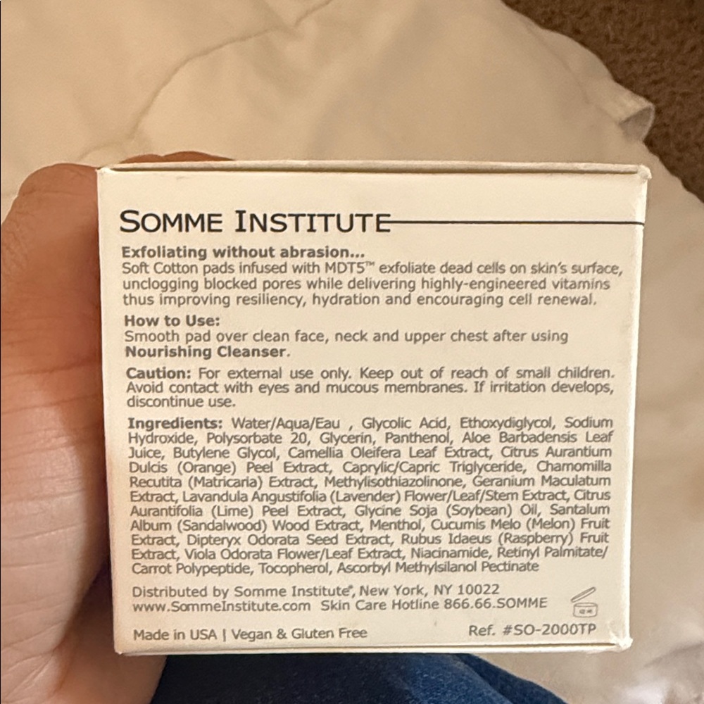 Somme Institute Exfoliating Pads